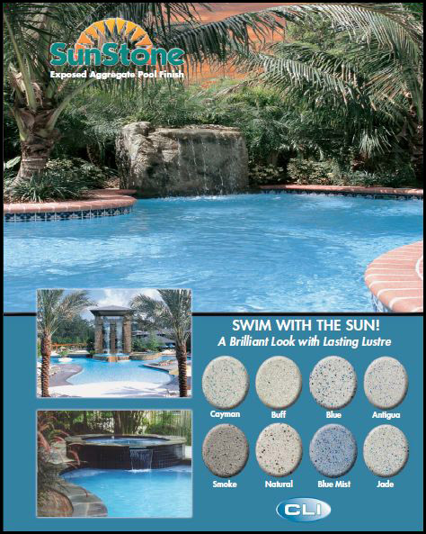CL Sunstone Exposed Aggregate Pool Finishes